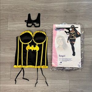 Women's Superhero Corset Costume - Black and Yellow
